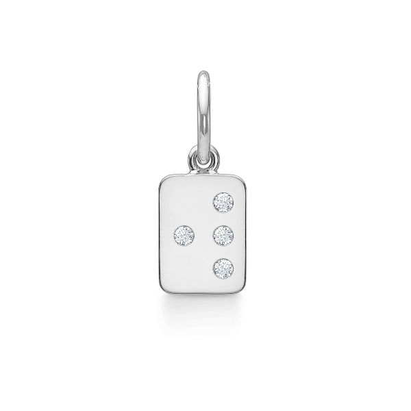 My Secret W Pendant - 18kt White Gold