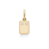 My Secret C Pendant - 18kt Yellow Gold