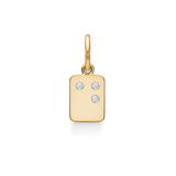 My Secret D Pendant - 18kt Yellow Gold