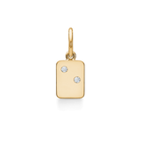 My Secret E Pendant - 18kt Yellow Gold