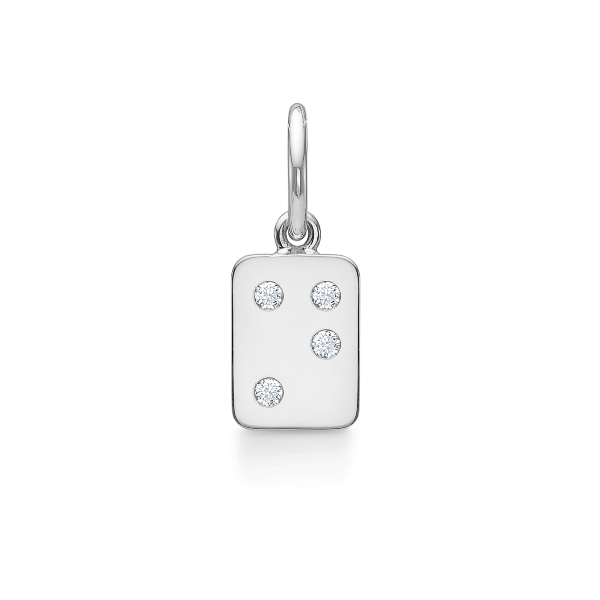 My Secret N Pendant - 18kt White Gold