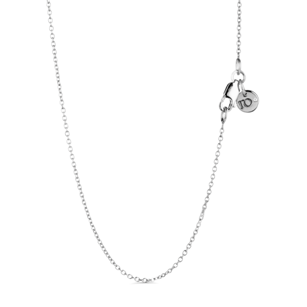 Ro Necklace - 18kt White Gold