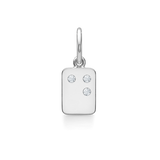 My Secret D Pendant - 18kt White Gold