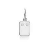 My Secret C Pendant - 18kt White Gold