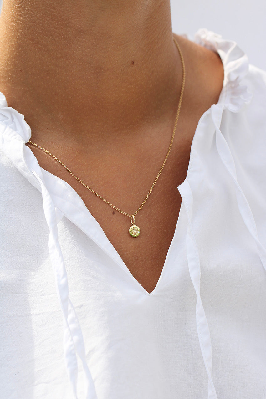 Inner Peace Sakralchakra Anheng - 18kt Gult Gull