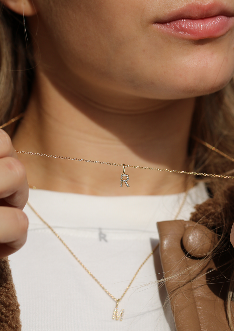 My K Diamant Anheng - 18kt Hvitt Gull