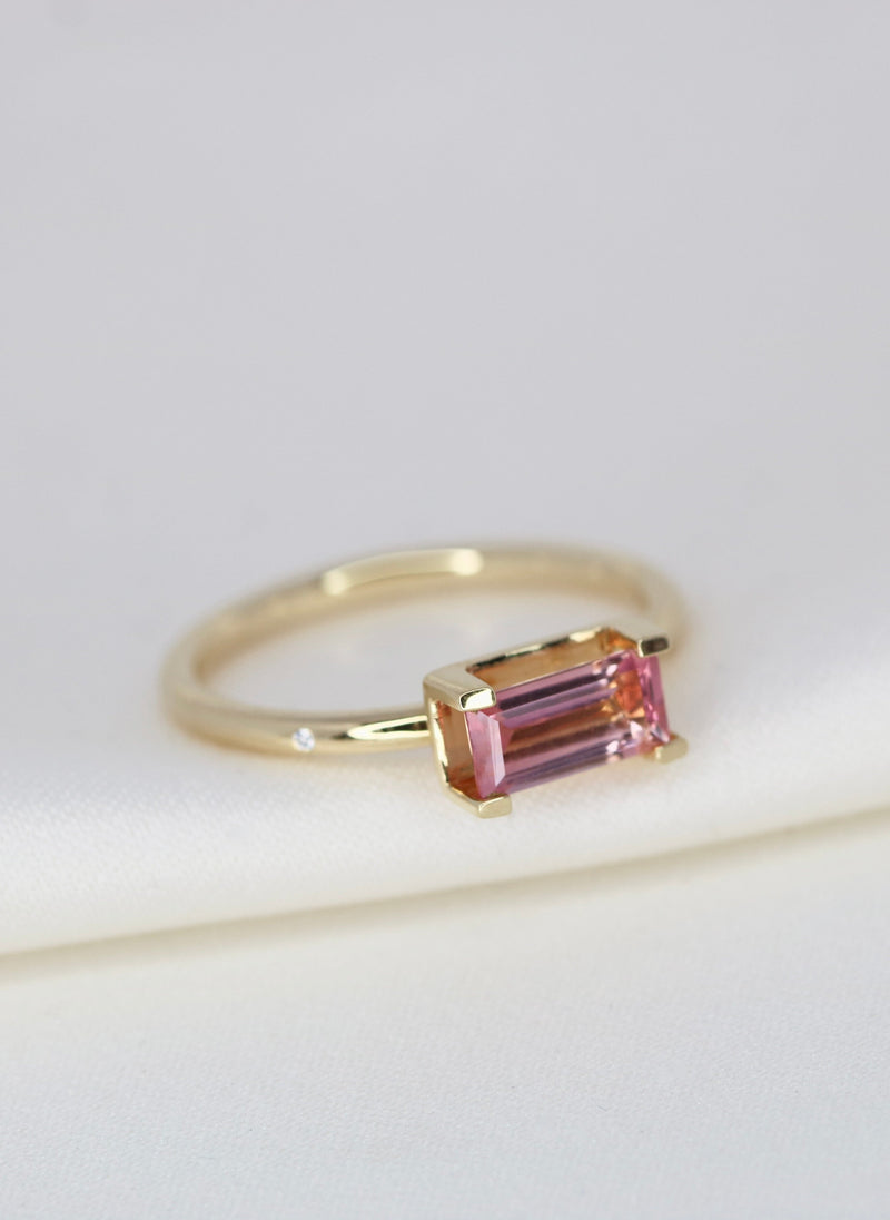 Nord Pink Ring - 18kt Yellow Gold