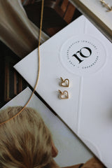 Symbols Open Heart diamant Anheng - 18kt Gult Gull