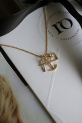 Symbols Open Heart diamant Anheng - 18kt Gult Gull