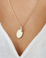 Orbit Dot Pendant - 18kt Yellow Gold