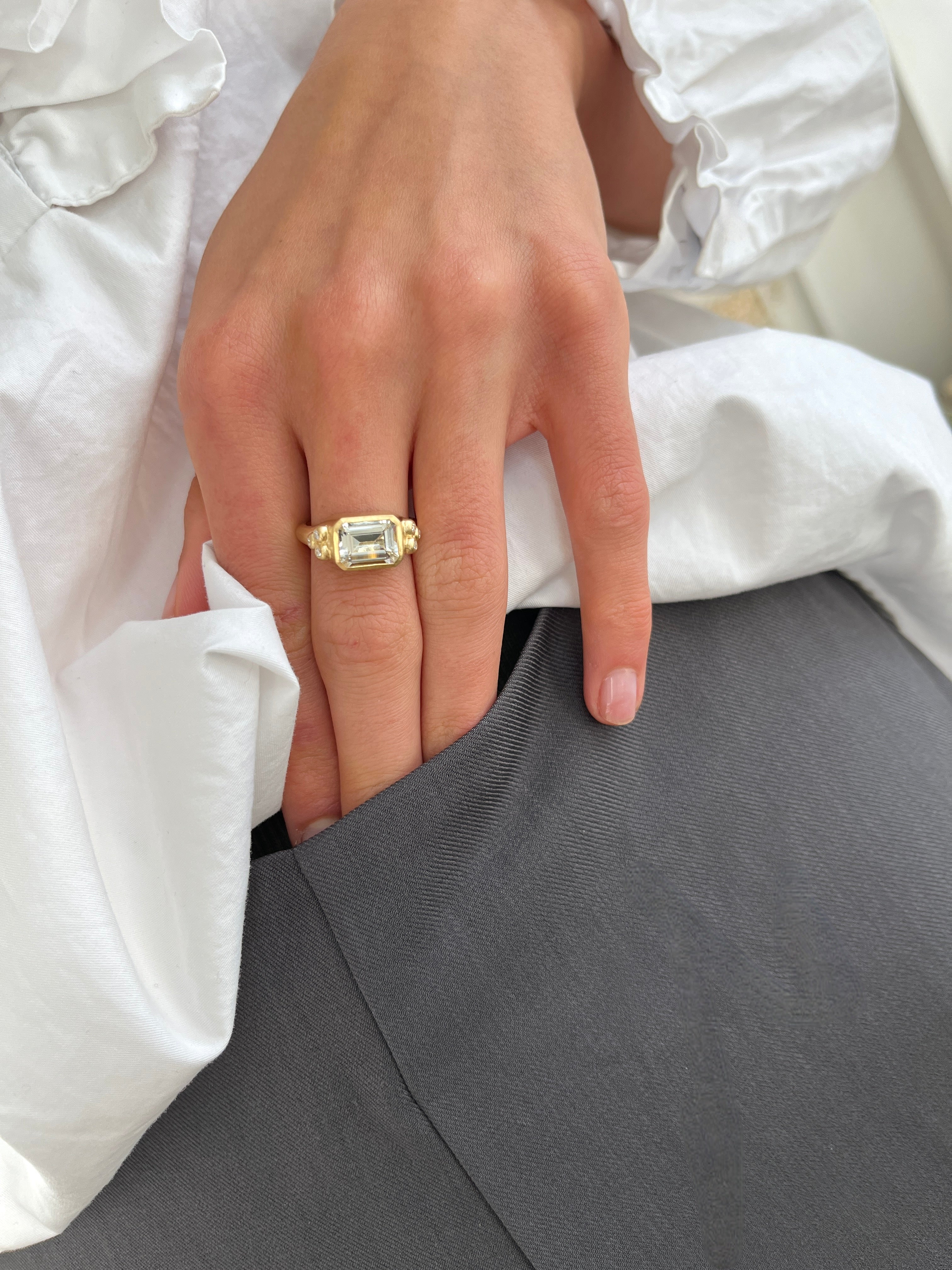 Orbit Oktagonring - 18kt Gult Gull