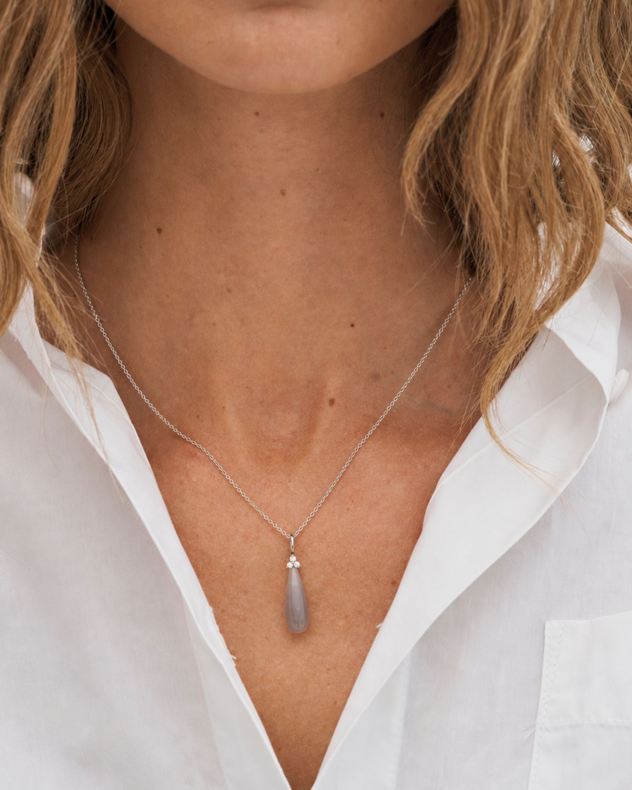 Fryd Grey Anheng - 18kt Hvitt Gull