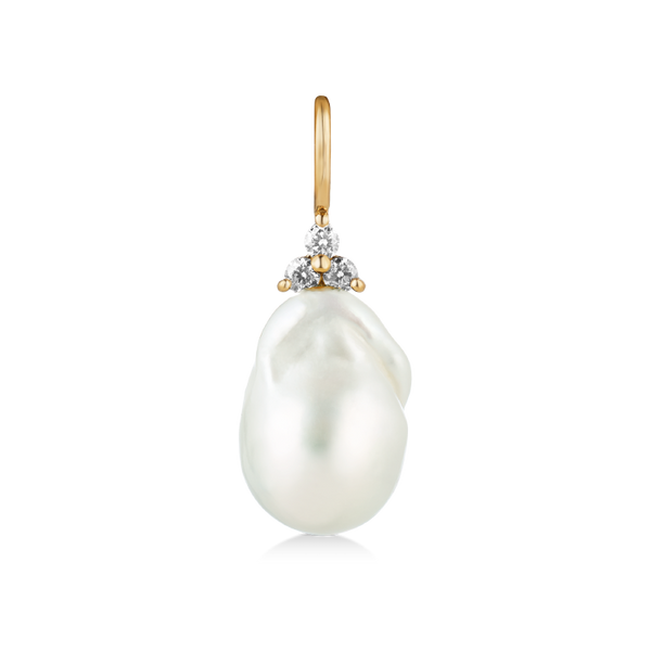 Fryd Baroque Pearl Pendant - 18kt Yellow Gold