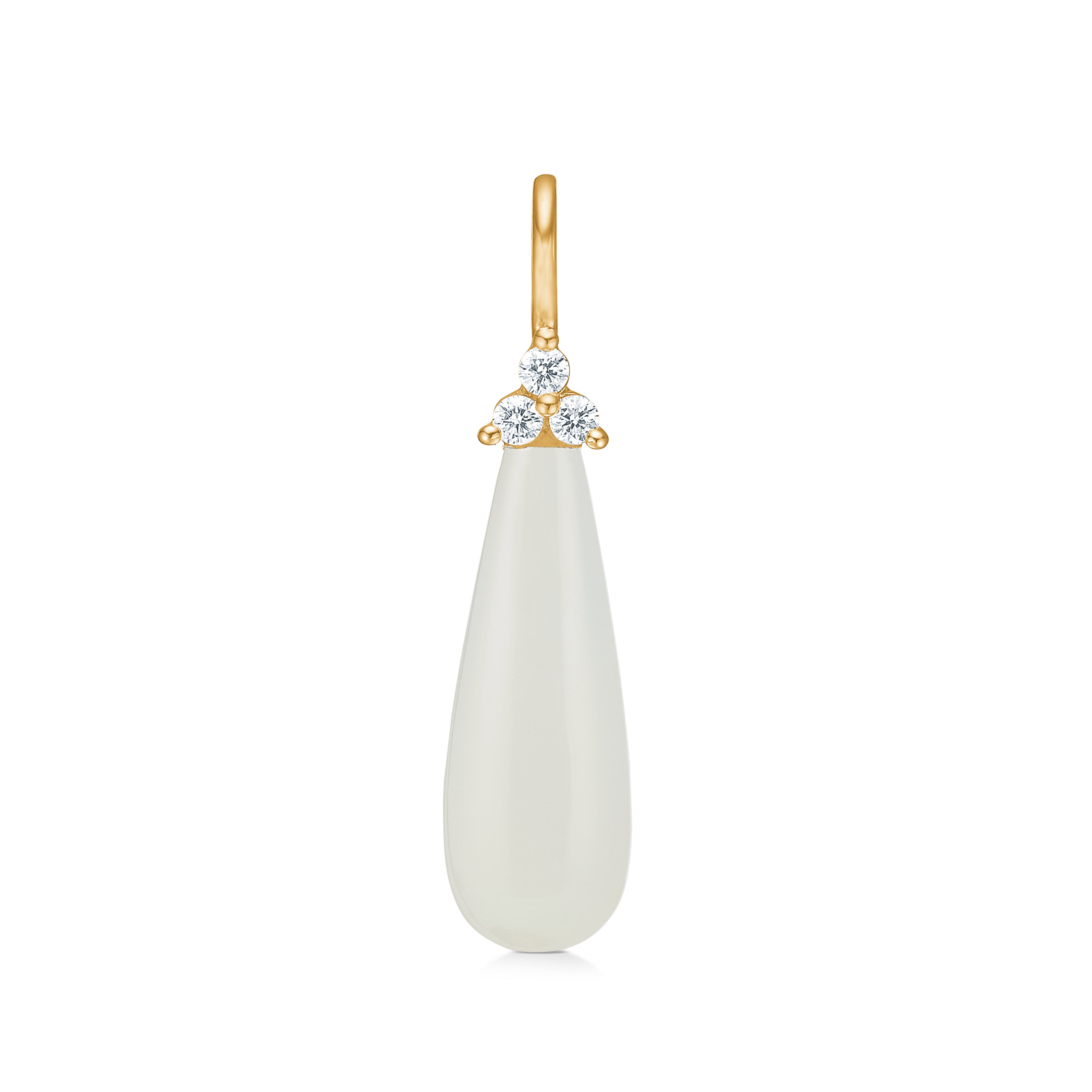 Fryd White Anheng - 18kt Gult Gull