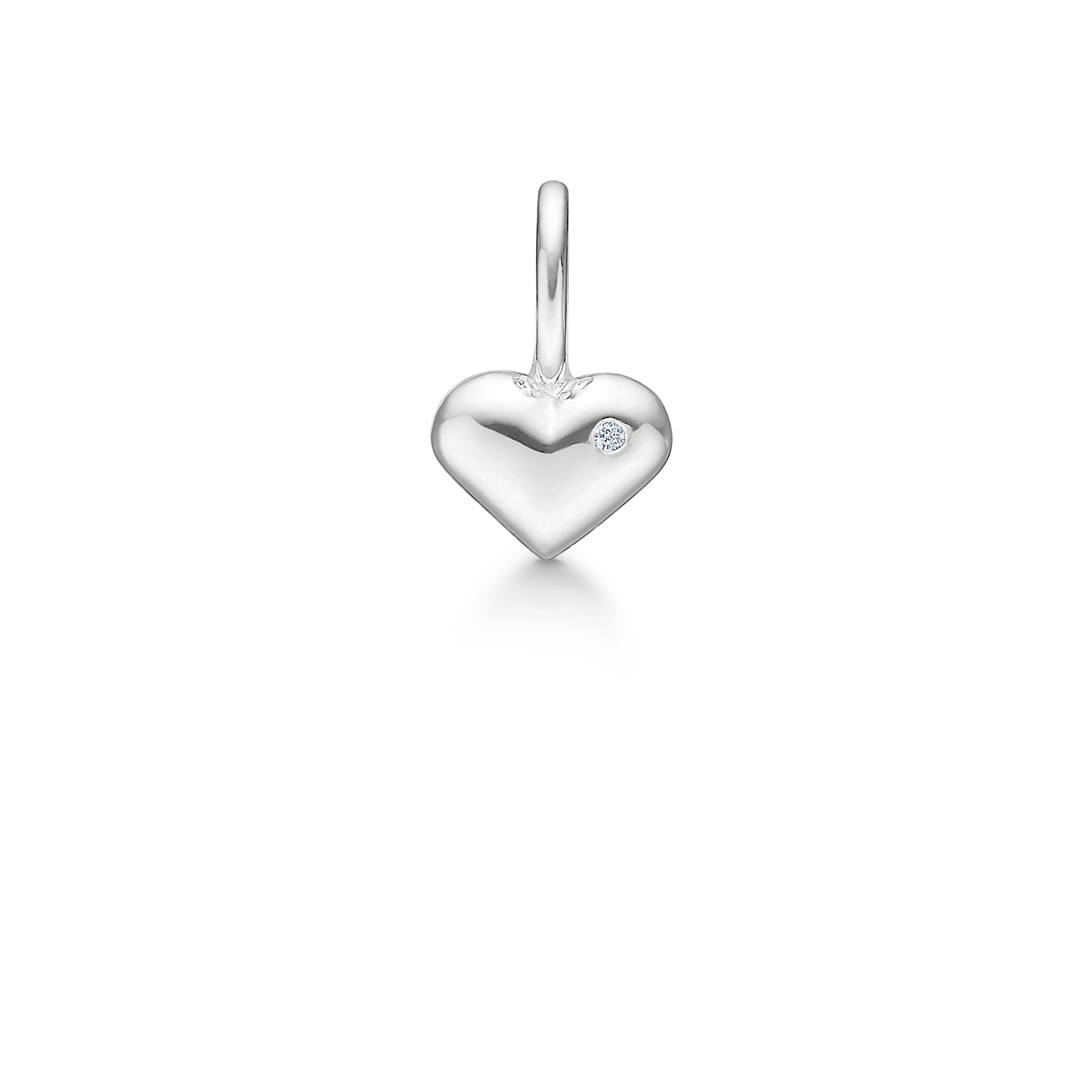 Symbols My Heart Anheng - 18kt Hvitt Gull