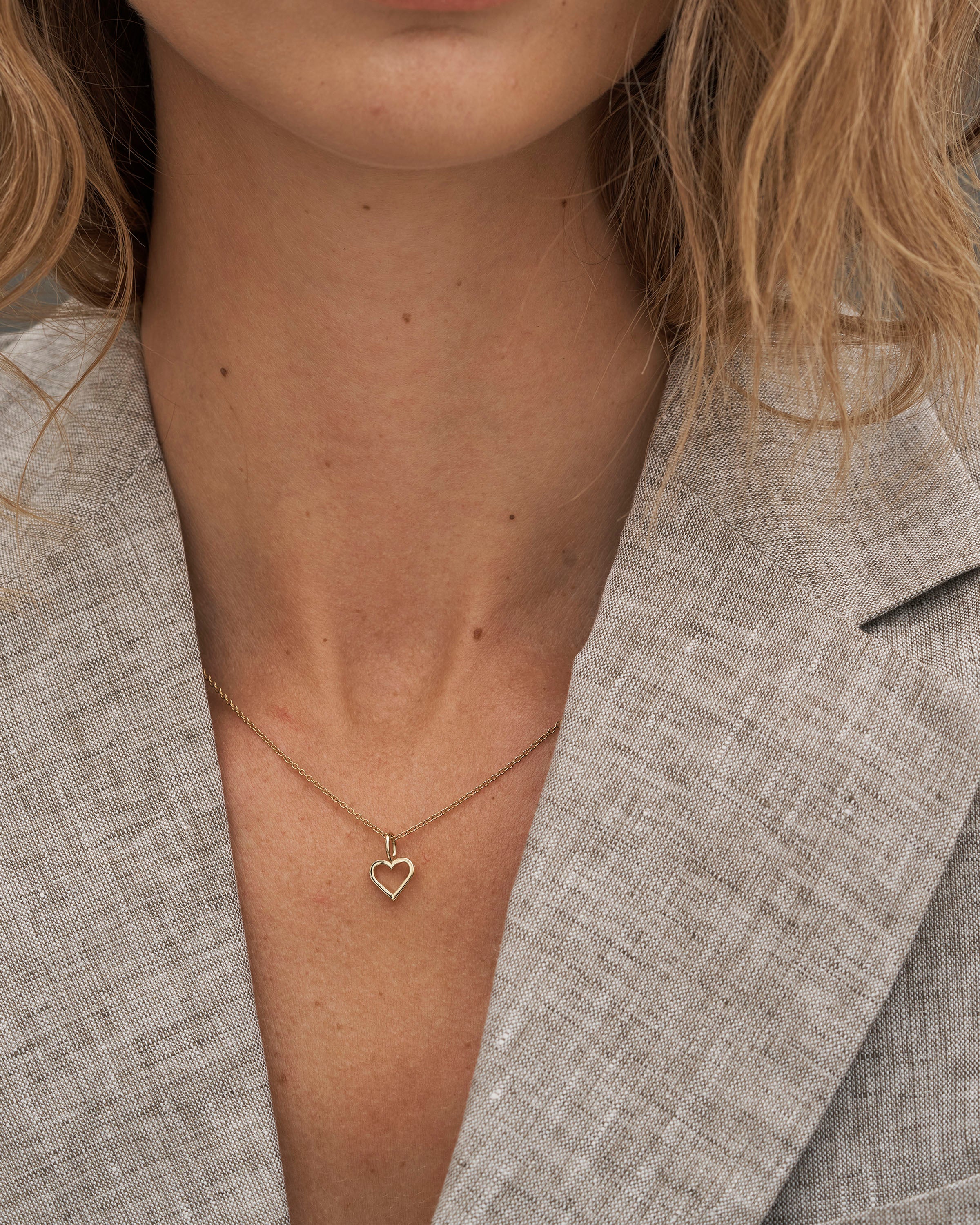 Symbols Open Heart Anheng - 18kt Gult Gull