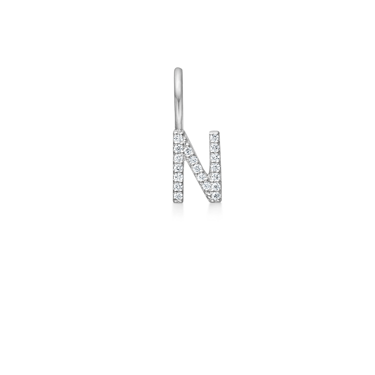 My N Diamant Anheng - 18kt Hvitt Gull