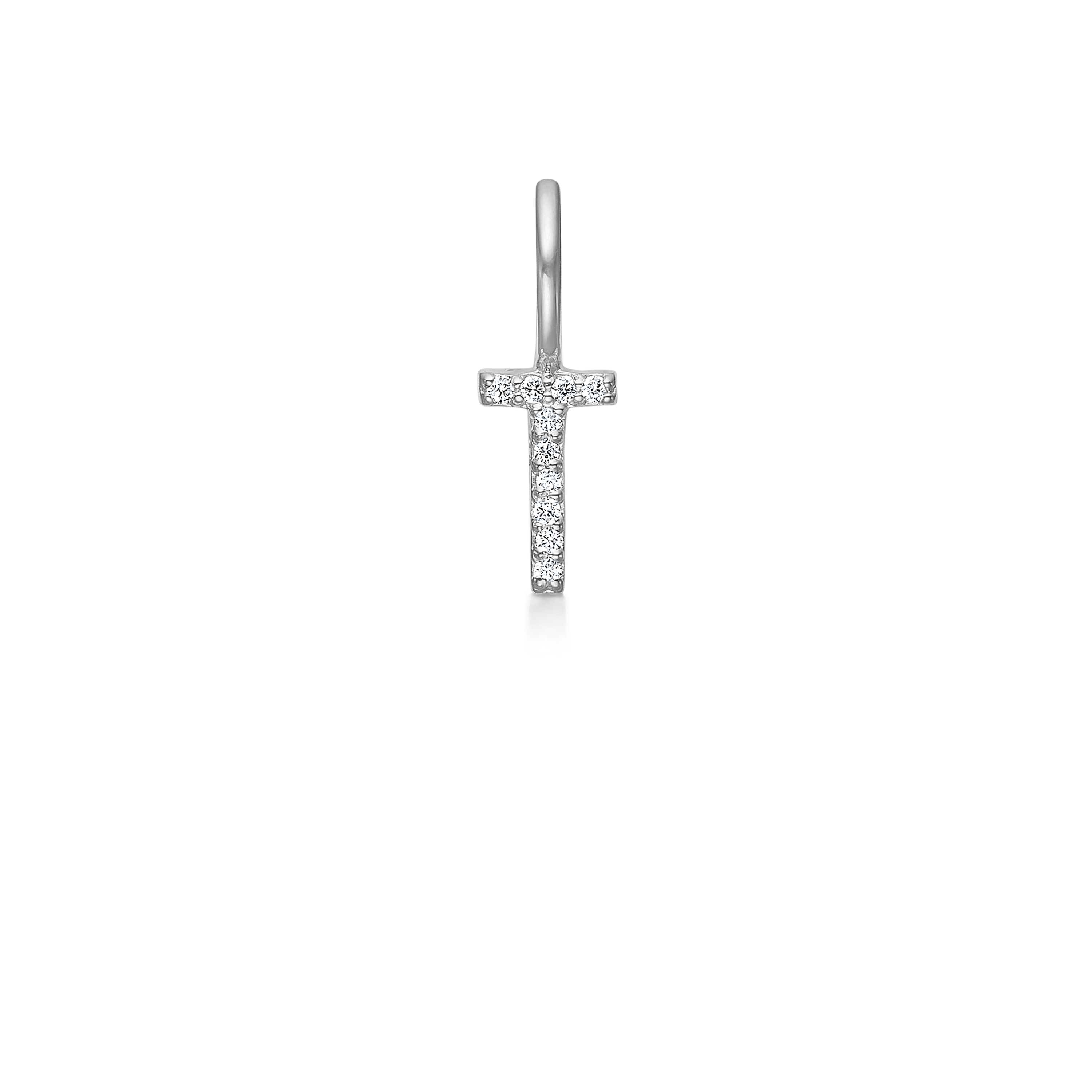 My T Diamant Anheng - 18kt Hvitt Gull
