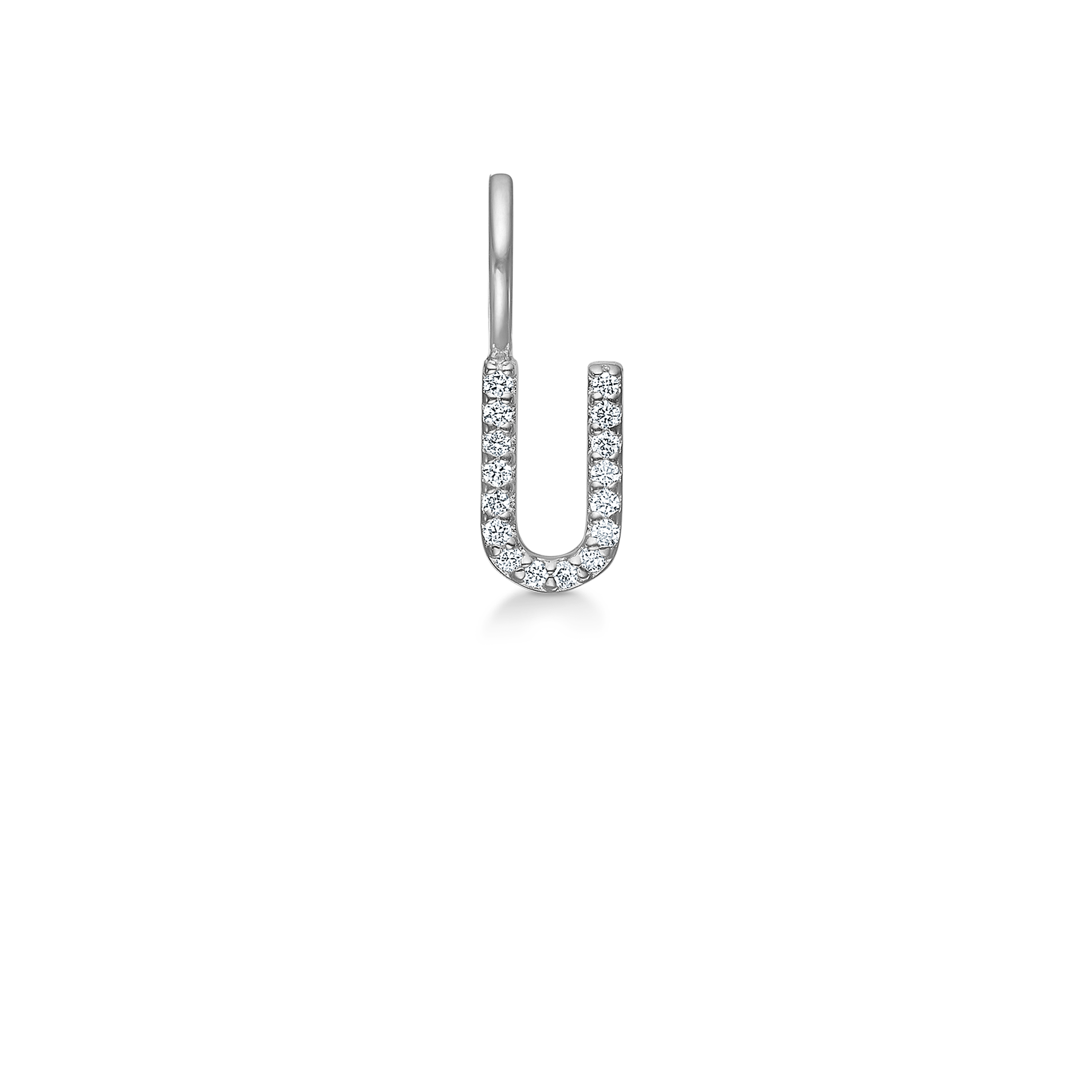 My U Diamant Anheng - 18kt Hvitt Gull