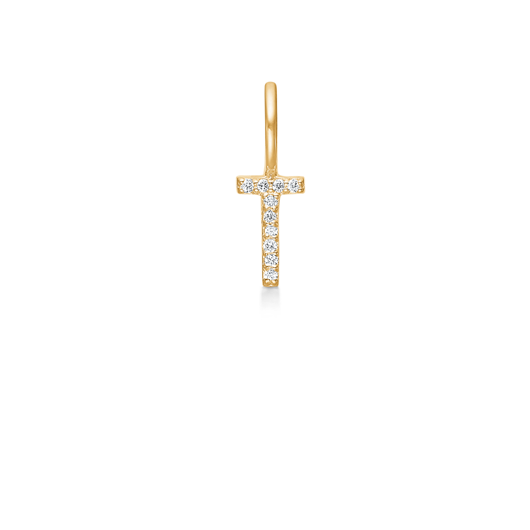 My T Diamant Anheng - 18kt Gult Gull