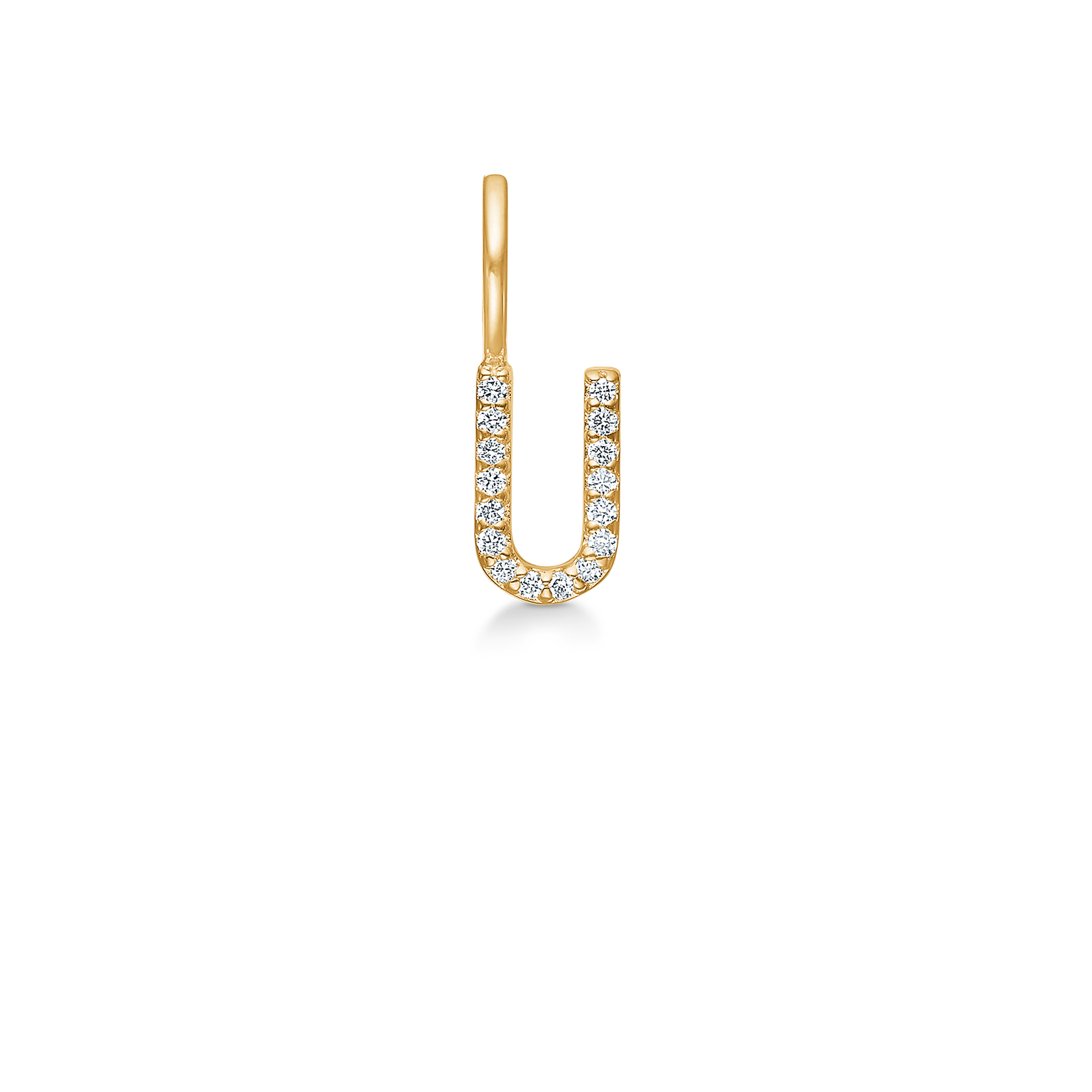 My U Diamant Anheng - 18kt Gult Gull