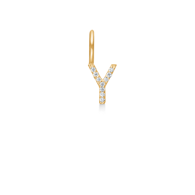 My Y Diamant Anheng - 18kt Gult Gull