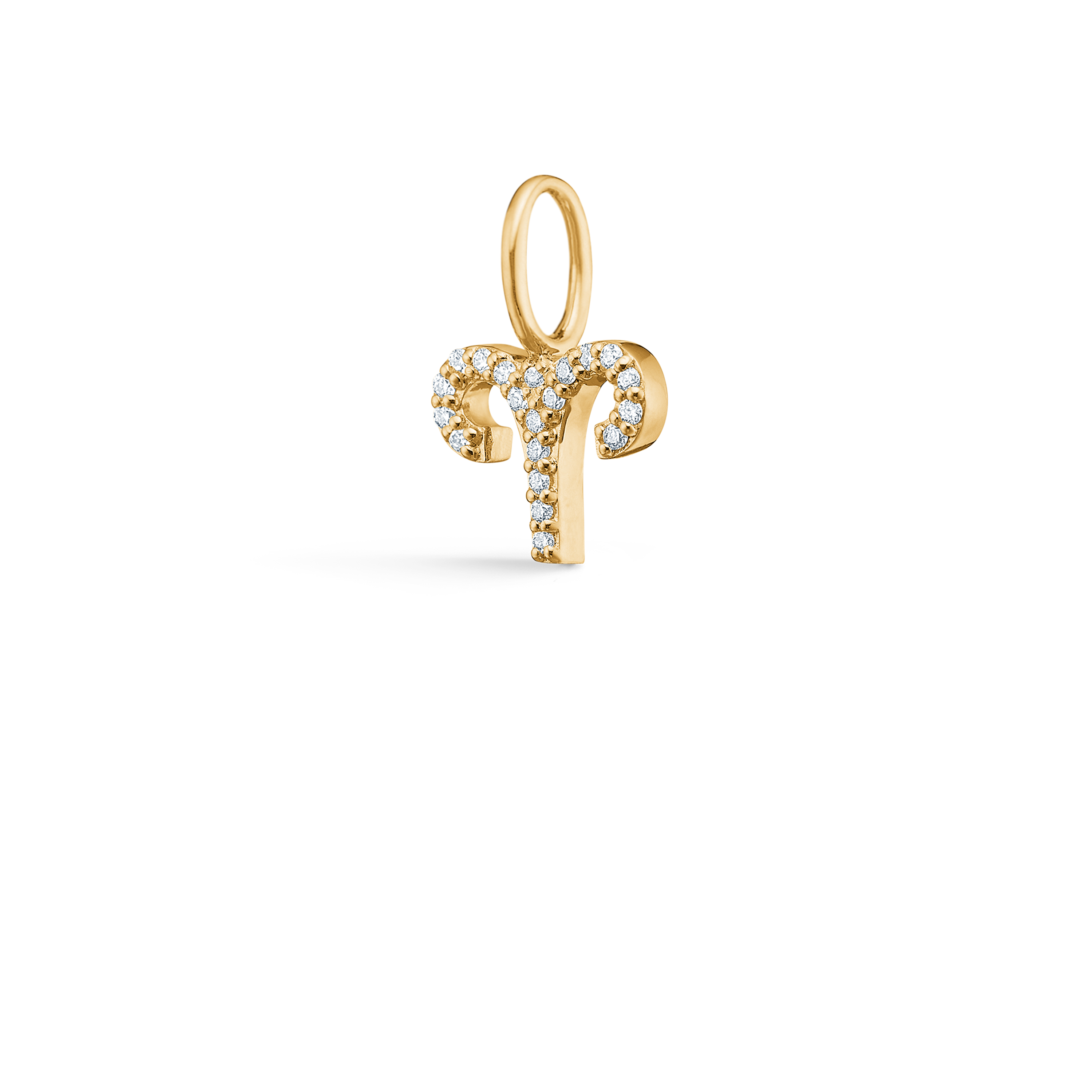 My Væren Diamant Anheng - 18kt Gult Gull