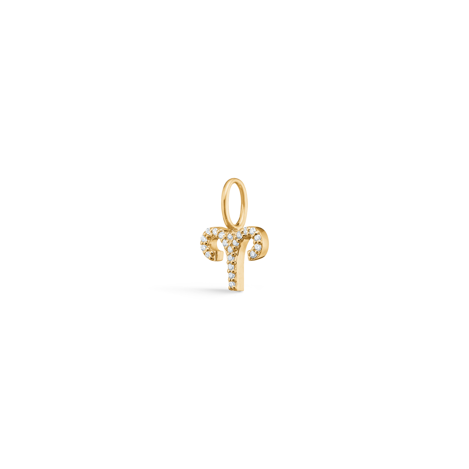 My Væren Diamant Anheng - 18kt Gult Gull