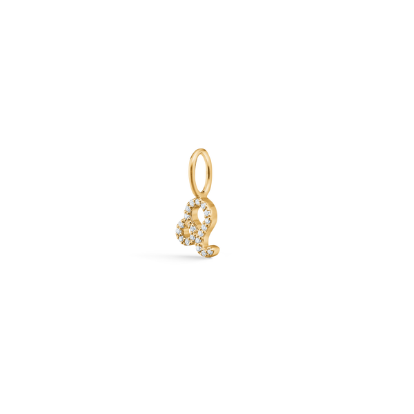 My Zodiac diamond Leo Pendant - 18kt Yellow Gold