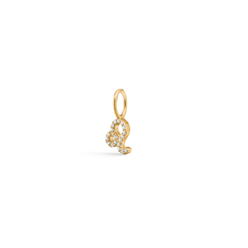 My Zodiac diamond Leo Pendant - 18kt Yellow Gold