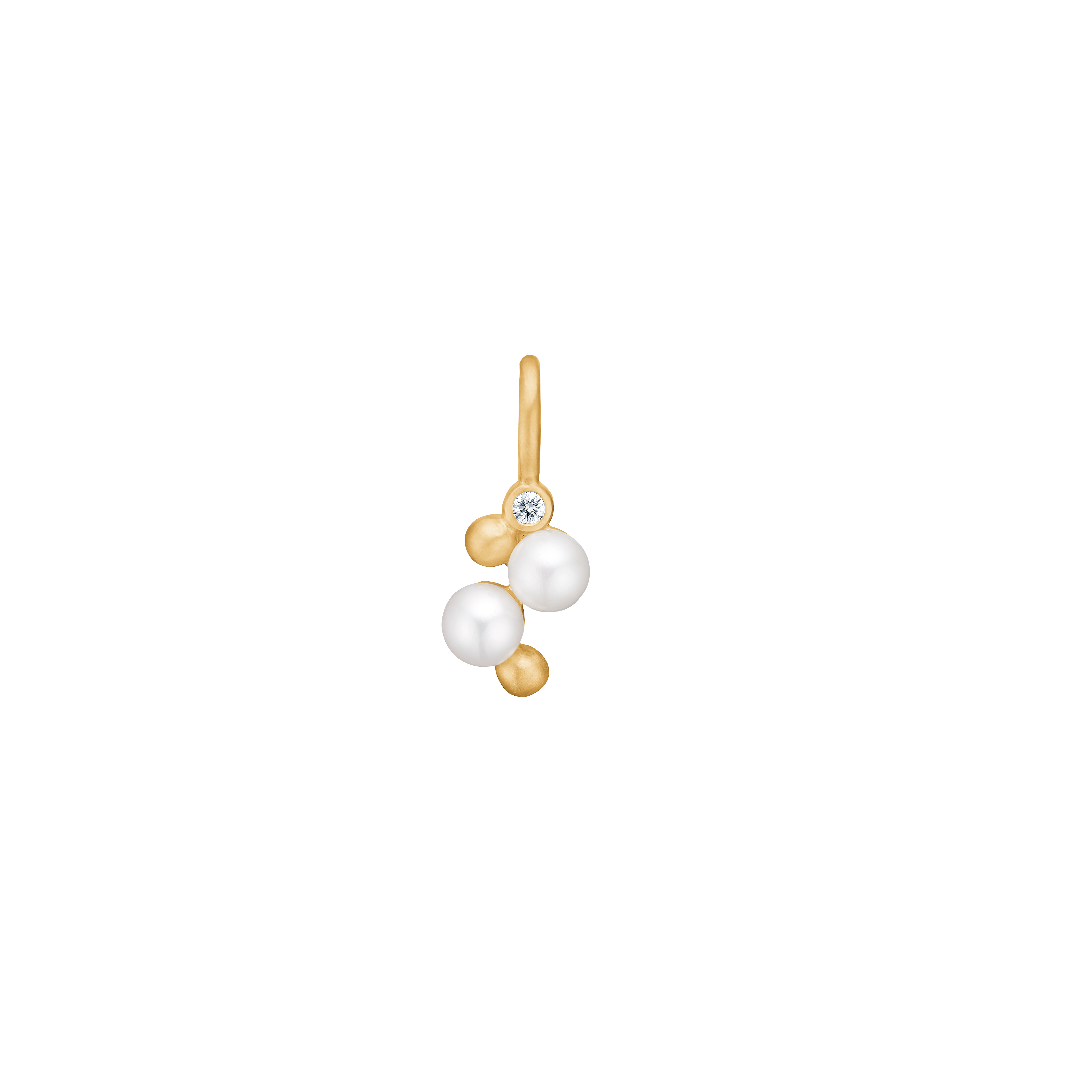 Orbit Dot Perle Anheng - 18kt Gult Gull