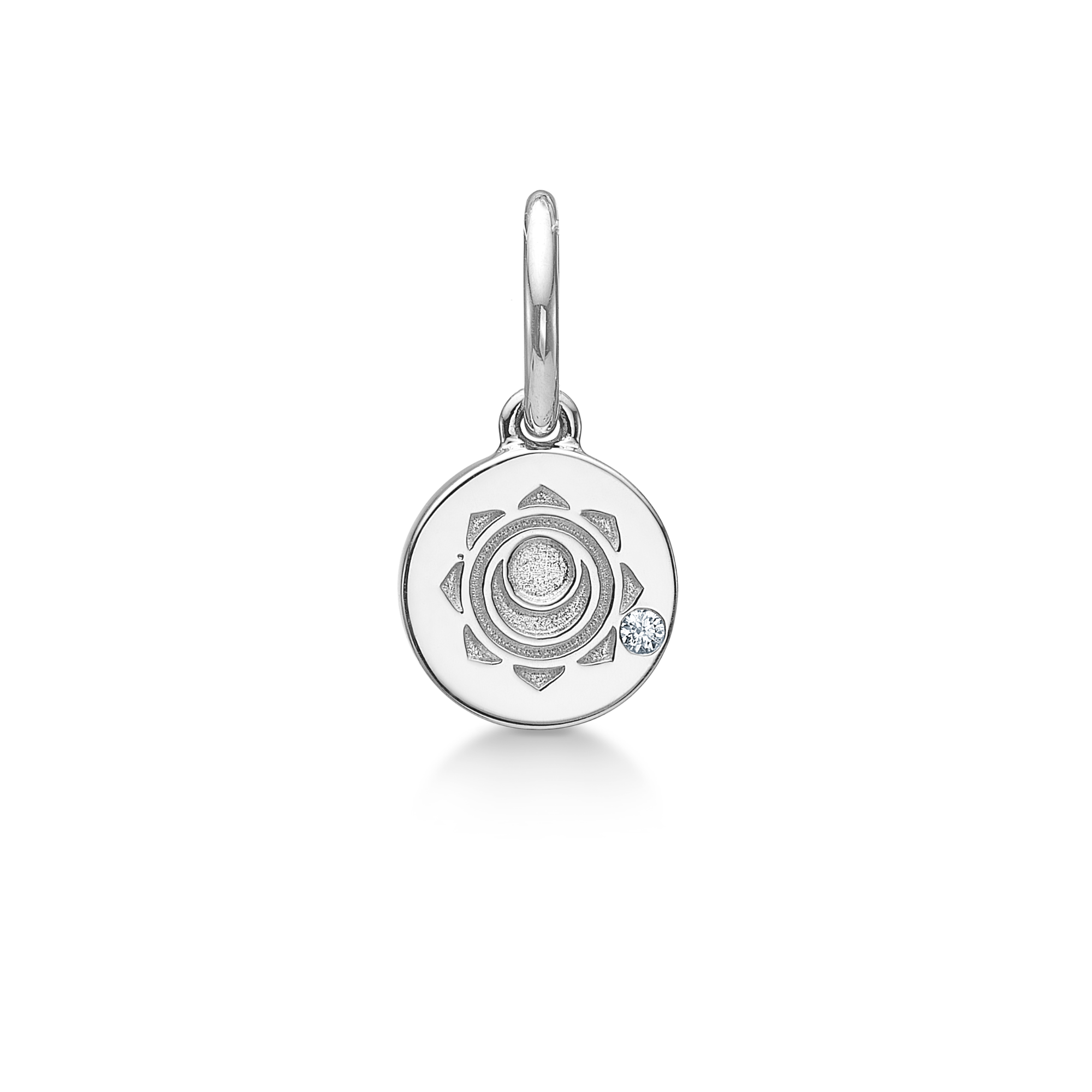 Inner Peace Sakralchakra Anheng - 18kt Hvitt Gull