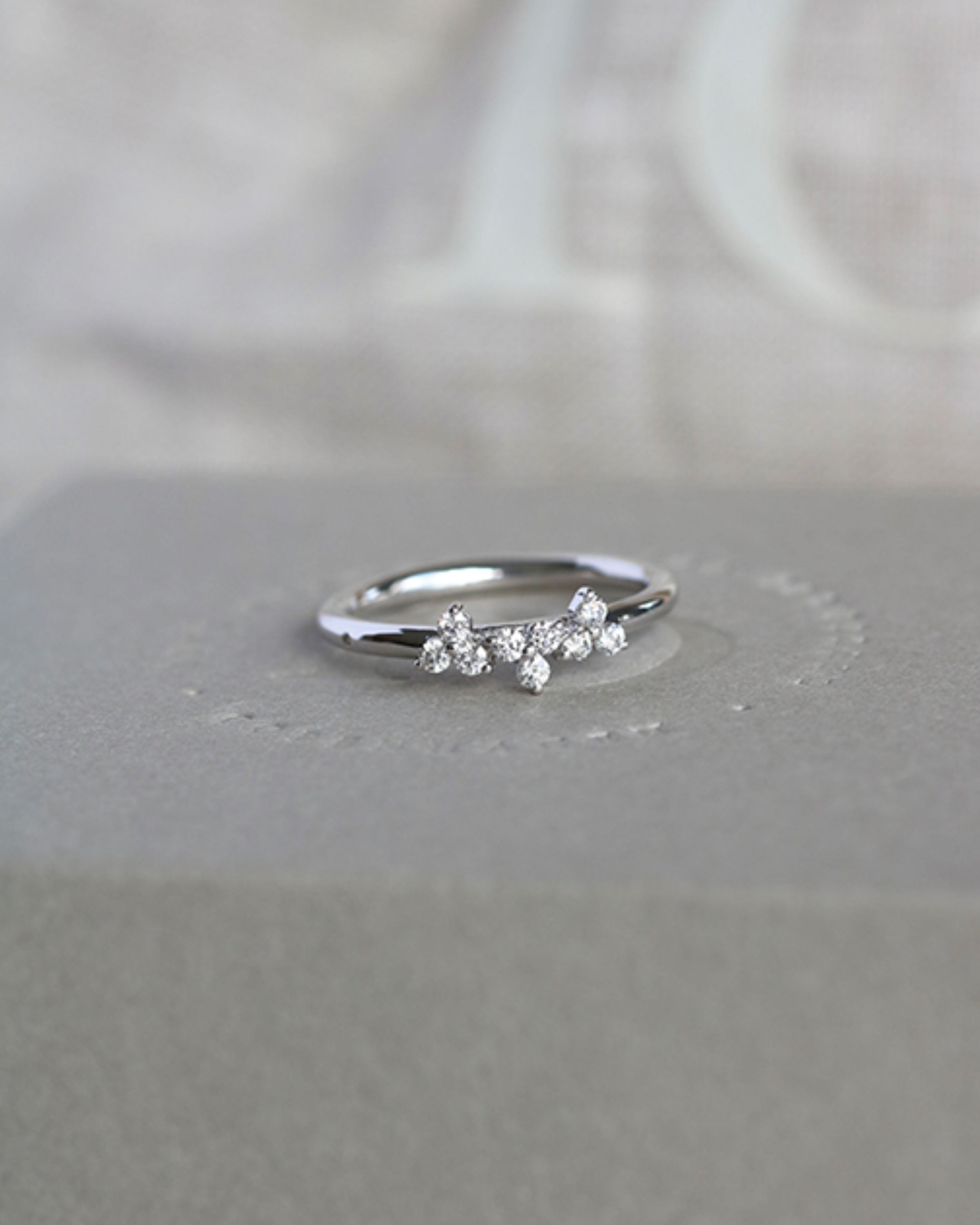 Fryd Diamantring M - 18kt Hvitt Gull