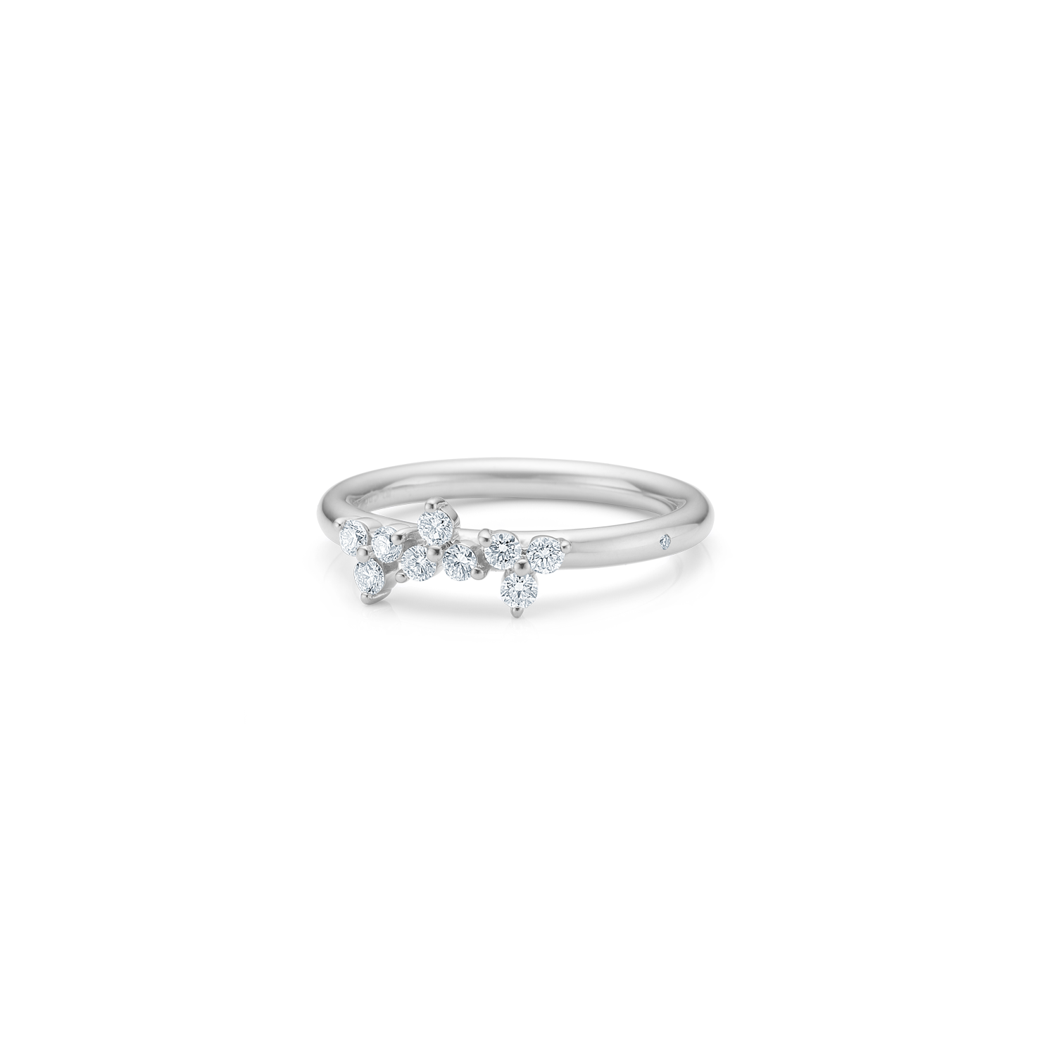 Fryd Diamantring M - 18kt Hvitt Gull