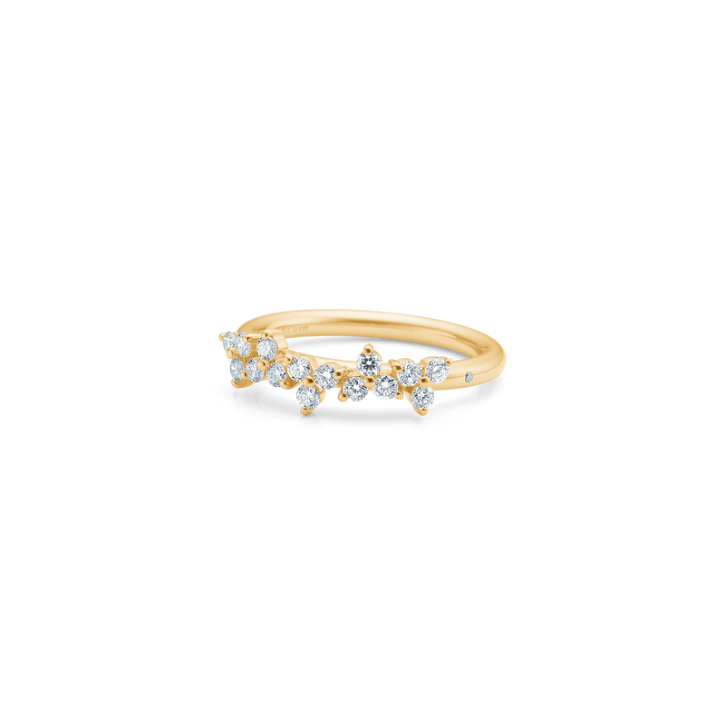 Fryd Diamond Ring L - 18kt Yellow Gold