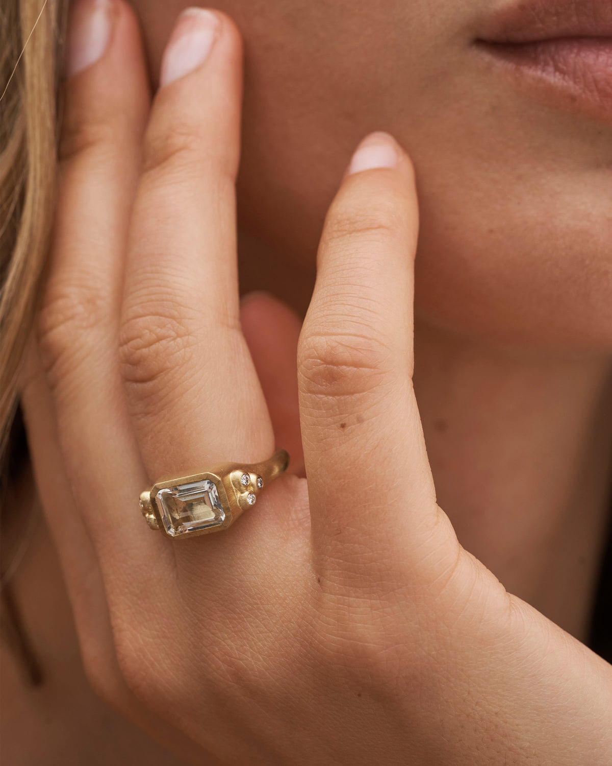 Orbit Oktagonring - 18kt Gult Gull