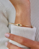 Rå Classic Diamond Bangle - 18kt Yellow Gold