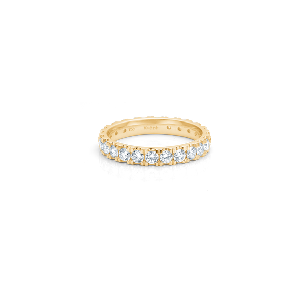 Her Classic diamond ring - 18kt Yellow Gold