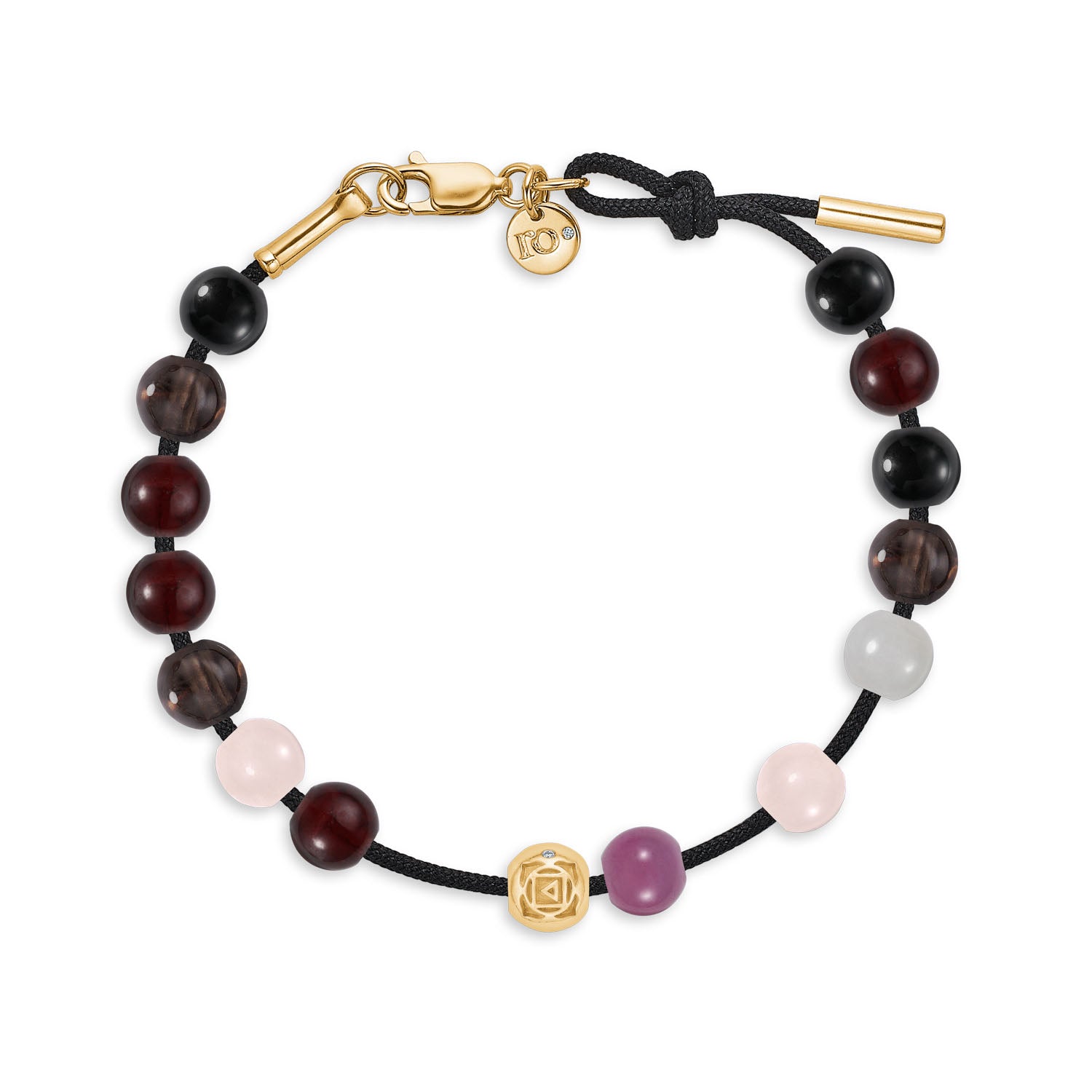 Inner Peace Rotchakra Perle - 18kt Gult Gull
