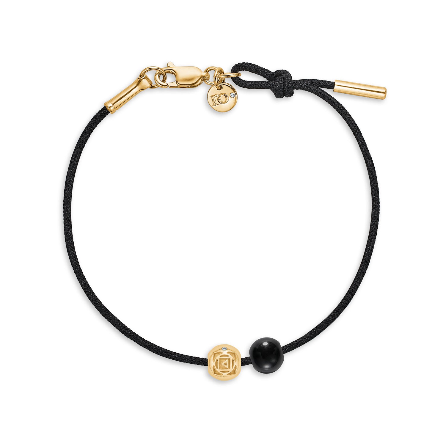 Inner Peace Rotchakra Perle - 18kt Gult Gull