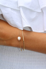 Fryd Pearl Bracelet - 18kt Yellow Gold