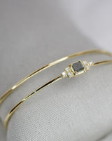 Rå Bangle - 18kt Yellow Gold