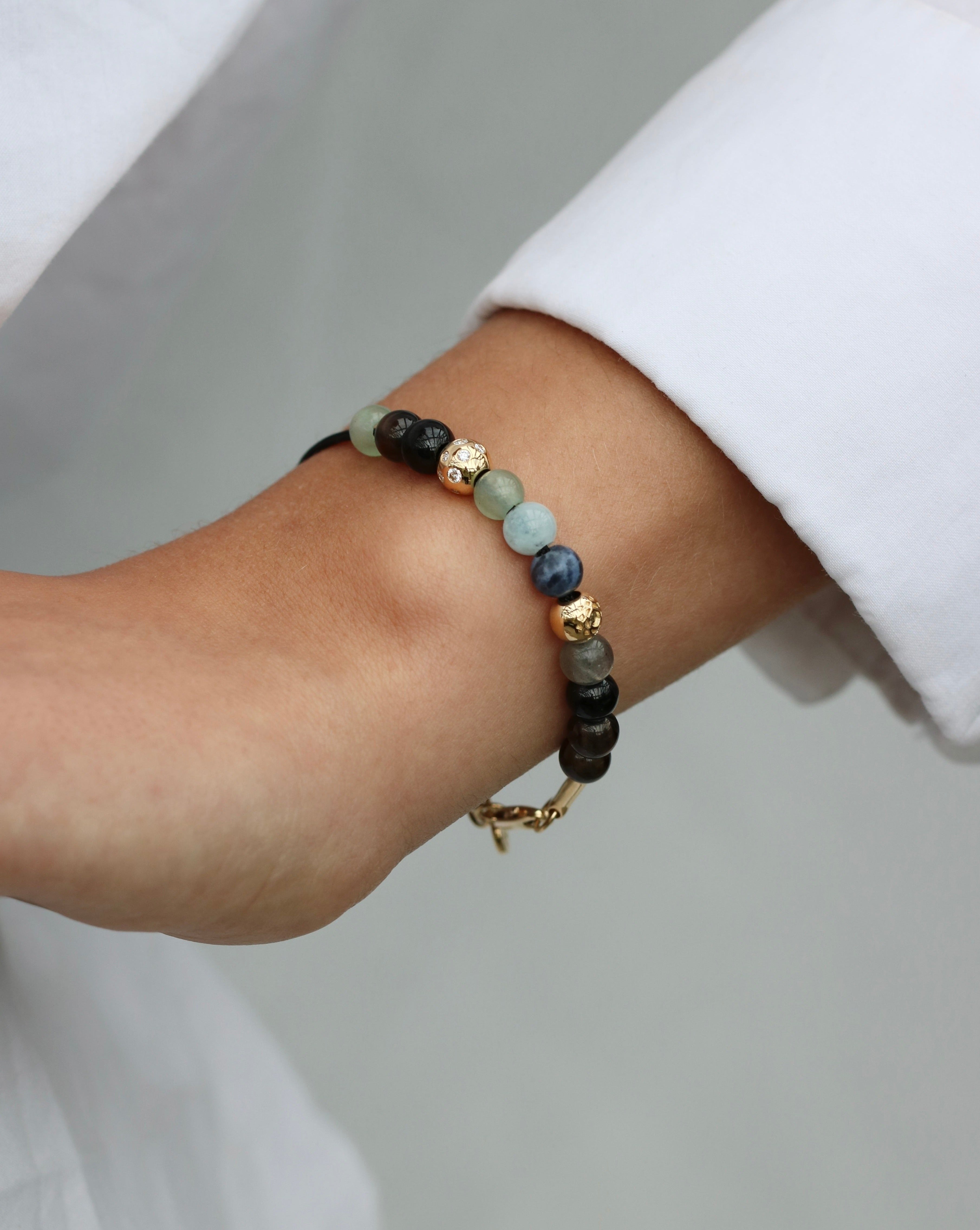 Inner Peace Diamant Dryss Perle - 18kt Gult Gull