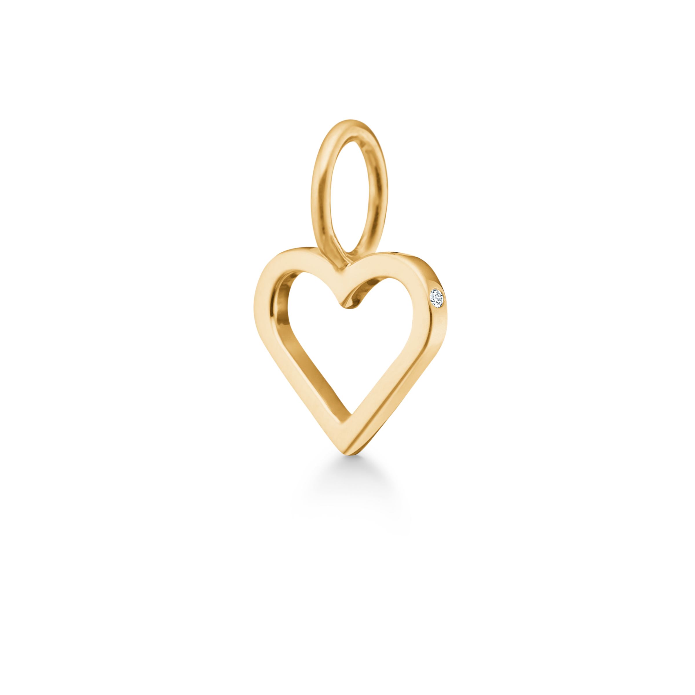Symbols Open Heart Anheng - 18kt Gult Gull