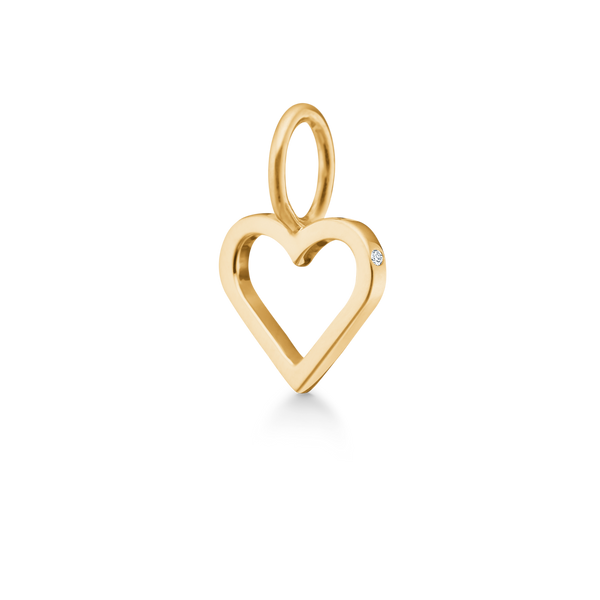 Symbols Open Heart Anheng - 18kt Gult Gull