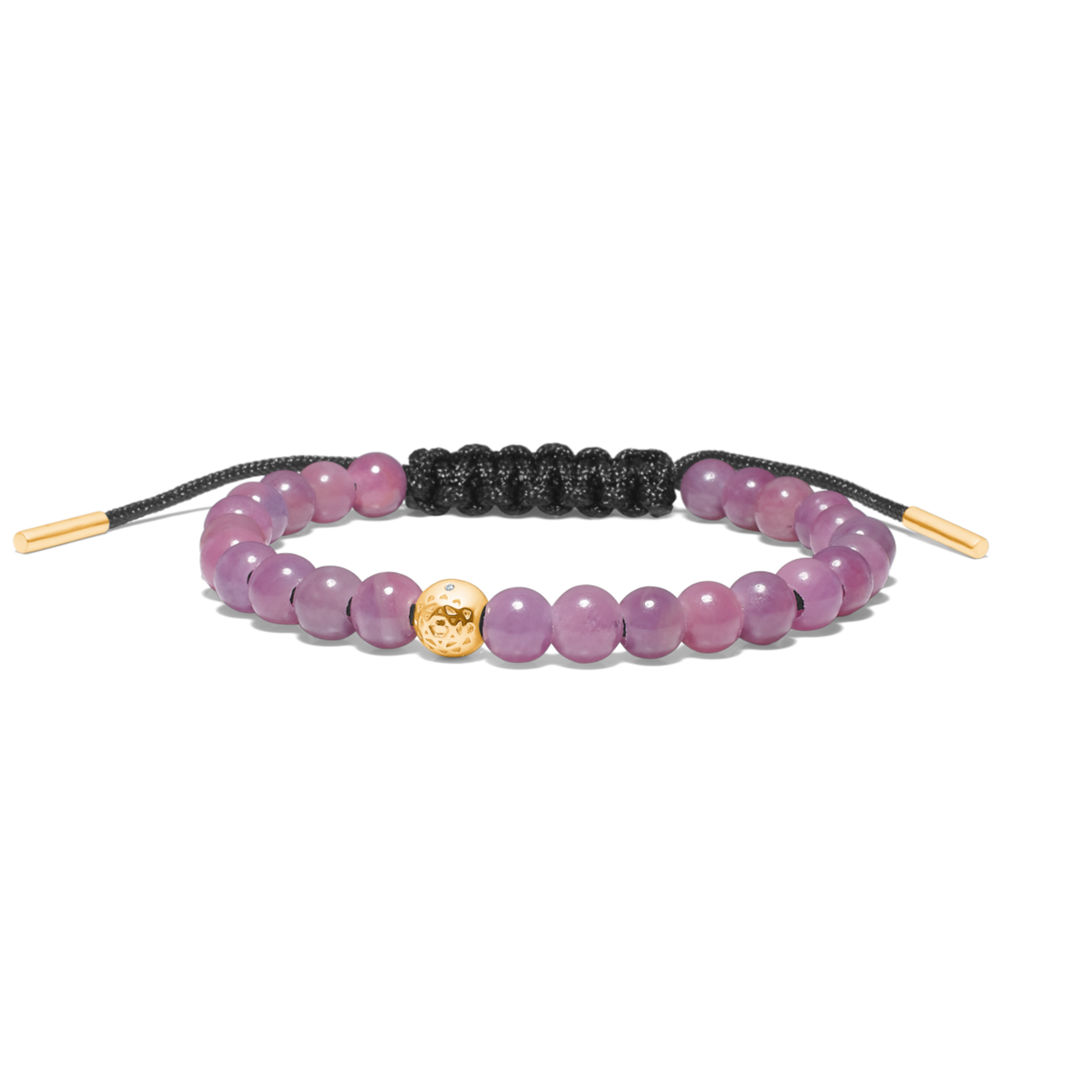 Inner Peace Hjertechakra armbånd – 18kt Gult Gull
