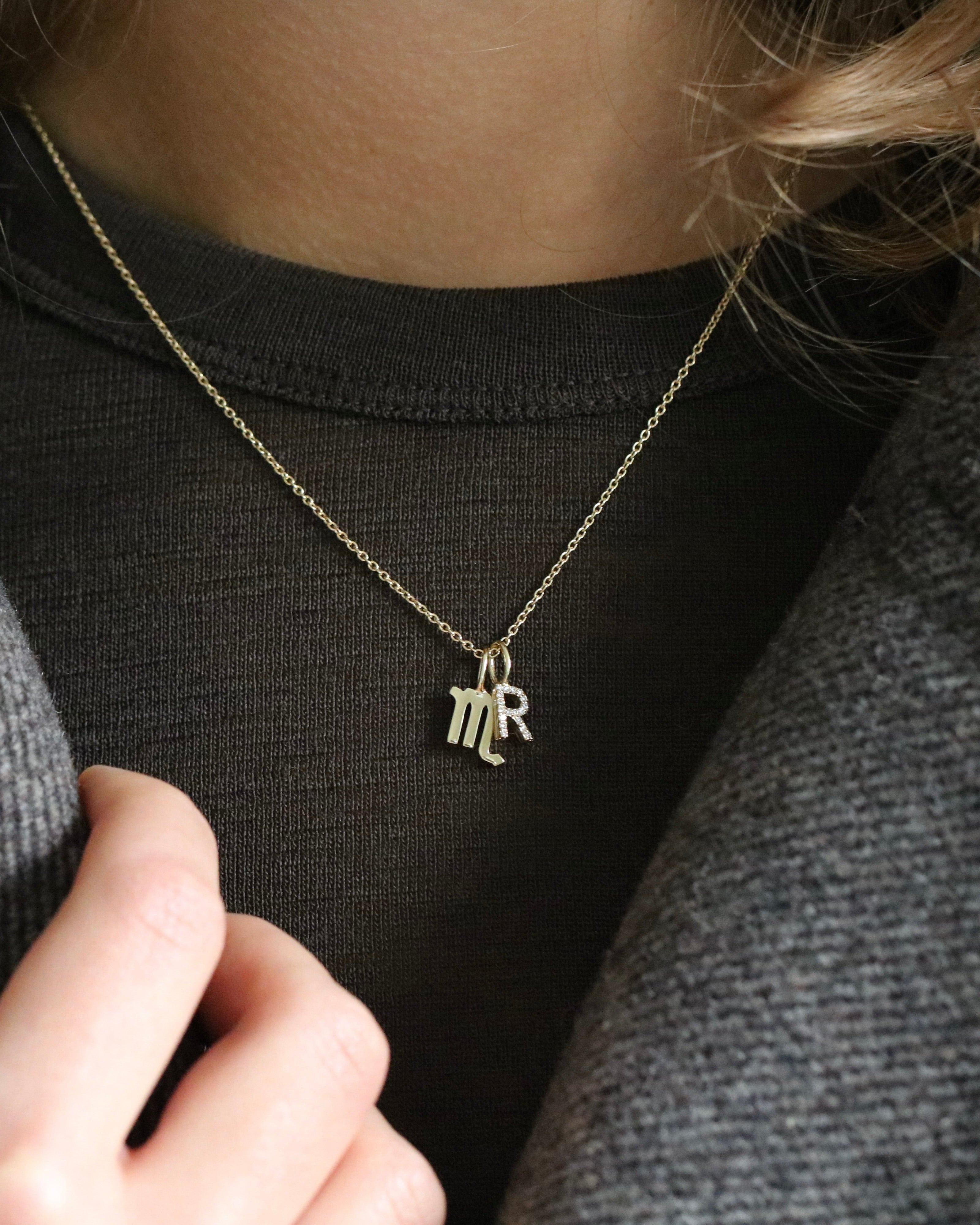 My Skorpionen Anheng - 18kt Gult Gull