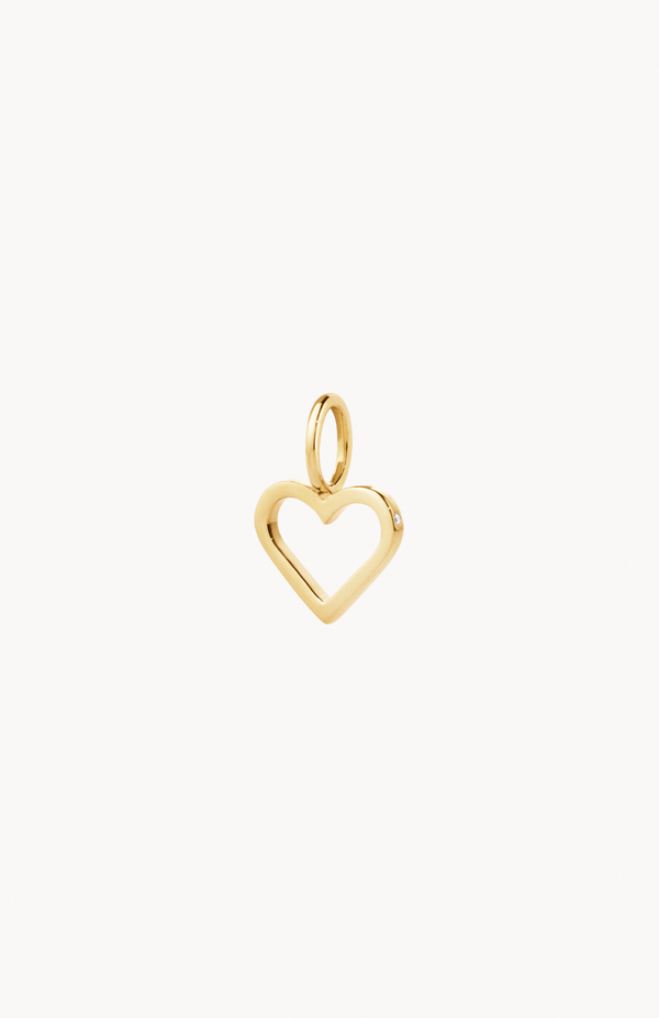 Symbols Open Heart Anheng - 18kt Gult Gull