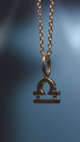 My Zodiac Libra Pendant - 18kt White Gold