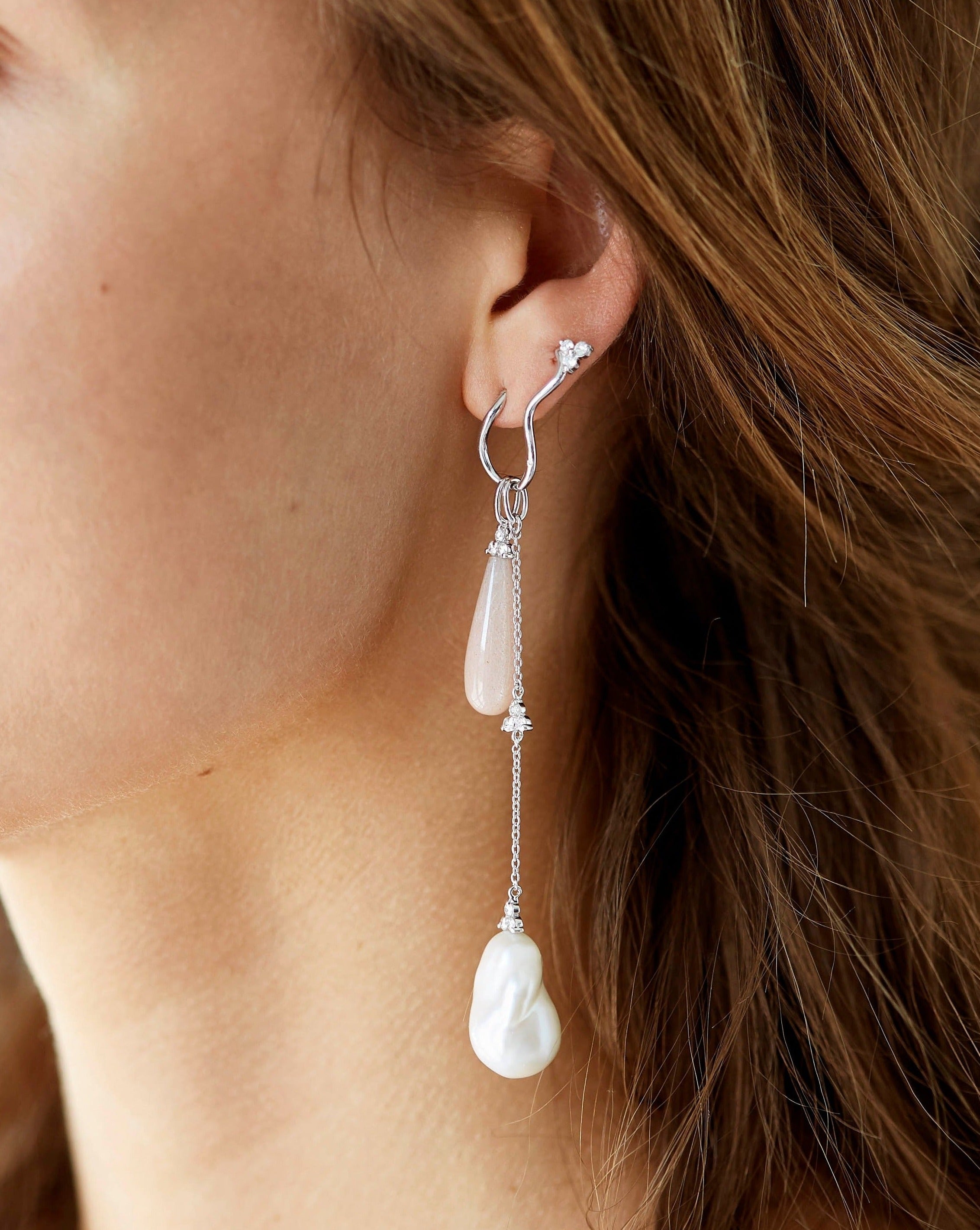 Fryd Blush Anheng - 18kt Hvitt Gull